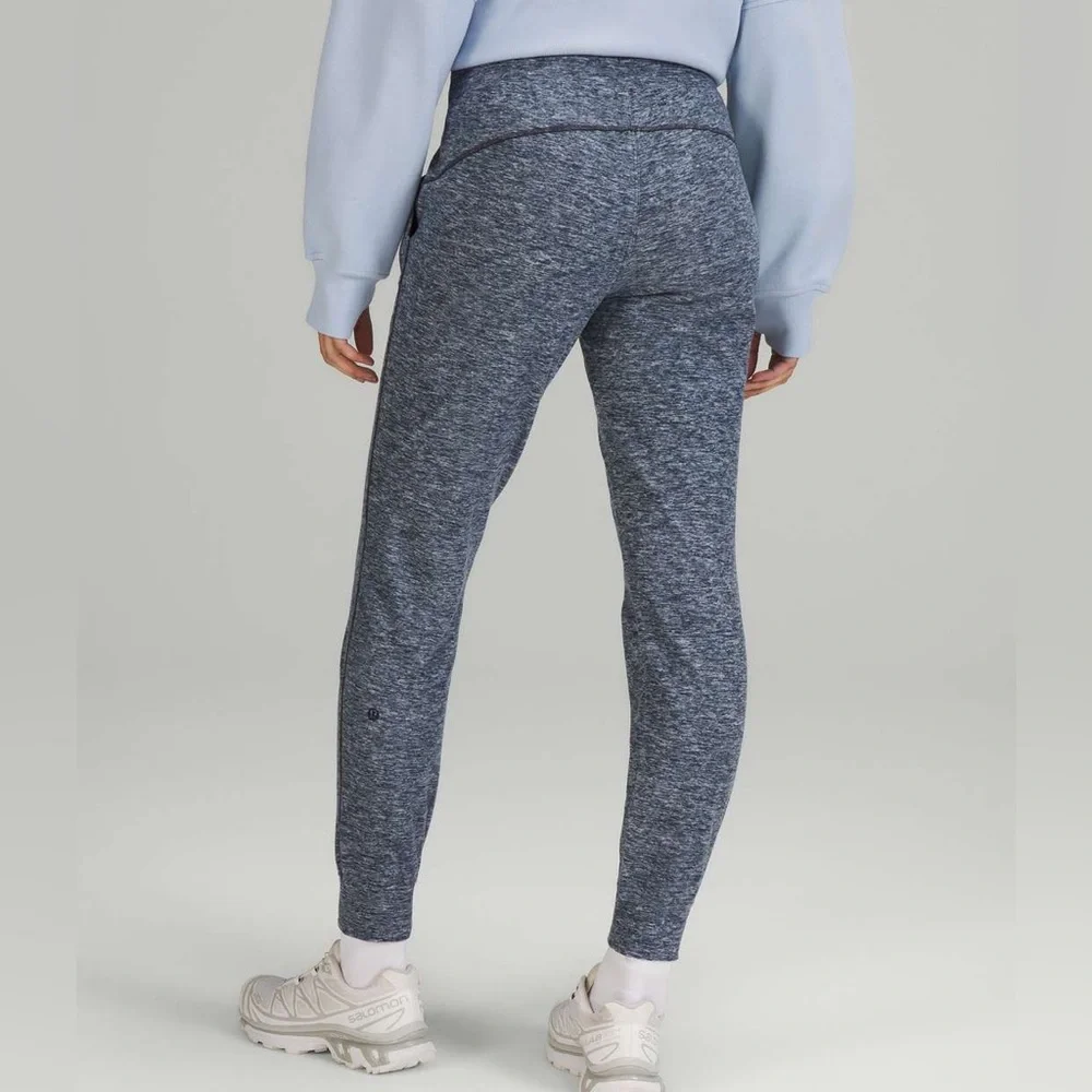 🌿Final Sale Lululemon Ready‎ to Rulu Blue Knit Joggers